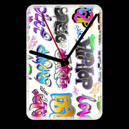 Grande pendule murale Graffiti vector 850