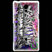 Coque Sony Xperia T Graffiti vector art 900