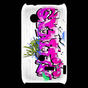 Coque Sony Xperia Typo Graffiti wall background, urban art 1000