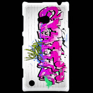 Coque Nokia Lumia 720 Graffiti wall background, urban art 1000