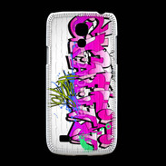 Coque Samsung Galaxy S4mini Graffiti wall background, urban art 1000