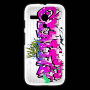 Coque Motorola G Graffiti wall background, urban art 1000