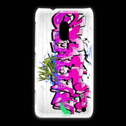 Coque Nokia Lumia 620 Graffiti wall background, urban art 1000