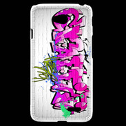 Coque LG L70 Graffiti wall background, urban art 1000