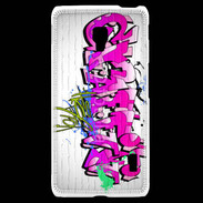 Coque LG F6 Graffiti wall background, urban art 1000