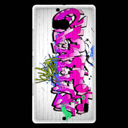 Coque Nokia Lumia 930 Graffiti wall background, urban art 1000