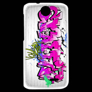 Coque HTC Desire 310 Graffiti wall background, urban art 1000