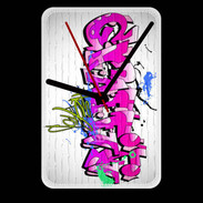 Grande pendule murale Graffiti wall background, urban art 1000