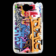 Coque HTC Wildfire G8 Graffiti wall. Urban art vector background 520