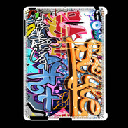 Coque iPad 2/3 Graffiti wall. Urban art vector background 520