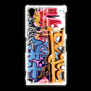 Coque Sony Xpéria Z1 Graffiti wall. Urban art vector background 520