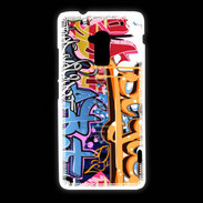 Coque HTC One Max Graffiti wall. Urban art vector background 520
