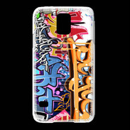 Coque Samsung Galaxy S5 Graffiti wall. Urban art vector background 520