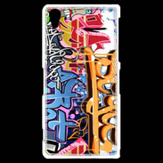 Coque Sony Xperia Z2 Graffiti wall. Urban art vector background 520