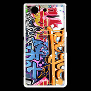 Coque Sony Xperia Z3 Compact Graffiti wall. Urban art vector background 520