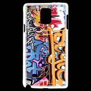 Coque Samsung Galaxy Note 4 Graffiti wall. Urban art vector background 520