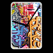 Grande pendule murale Graffiti wall. Urban art vector background 520