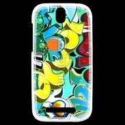 Coque HTC One SV Graffiti Urban Art Background 620