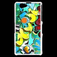 Coque Sony Xperia Z1 Compact Graffiti Urban Art Background 620