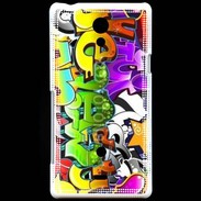 Coque Sony Xperia T Graffiti Urban Art Background 630