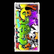 Coque Sony Xperia M2 Graffiti Urban Art Background 630