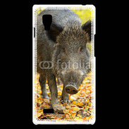 Coque LG Optimus L9 Sanglier de face 50