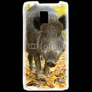 Coque LG P990 Sanglier de face 50