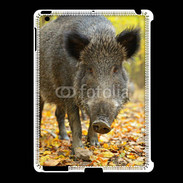 Coque iPad 2/3 Sanglier de face 50