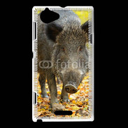 Coque Sony Xperia L Sanglier de face 50