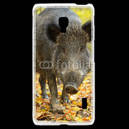 Coque LG F6 Sanglier de face 50
