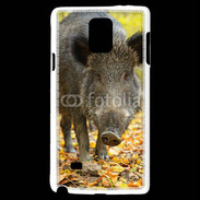 Coque Samsung Galaxy Note 4 Sanglier de face 50
