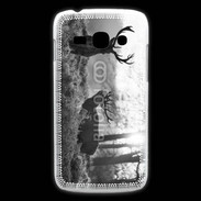 Coque Samsung Galaxy Ace3 Cerf en noir et blanc 150