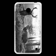 Coque Nokia Lumia 630 Cerf en noir et blanc 150