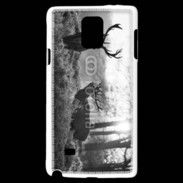 Coque Samsung Galaxy Note 4 Cerf en noir et blanc 150