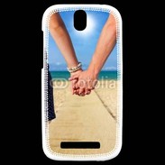 Coque HTC One SV Main dans la main 75