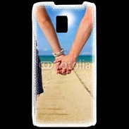 Coque LG P990 Main dans la main 75