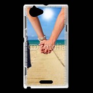 Coque Sony Xperia L Main dans la main 75