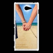 Coque Sony Xperia M2 Main dans la main 75