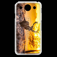 Coque LG G Pro Cerf au couché de soleil 610