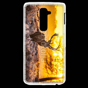Coque LG G2 Cerf au couché de soleil 610