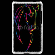 Coque LG Optimus L3 II Vector image of an horse on black back 50