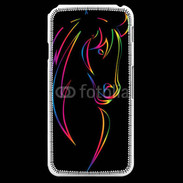 Coque LG G Pro Vector image of an horse on black back 50