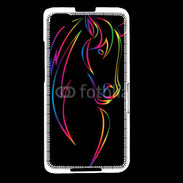 Coque Blackberry Z30 Vector image of an horse on black back 50