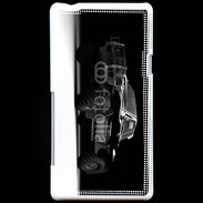 Coque Sony Xperia T pickup en noir et blanc 10