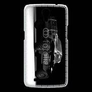 Coque Samsung Galaxy Mega pickup en noir et blanc 10