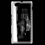 Coque Sony Xperia M pickup en noir et blanc 10