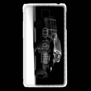 Coque LG F5 pickup en noir et blanc 10