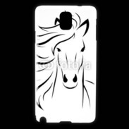 Coque Samsung Galaxy Note 3 Vector image of an horse on white