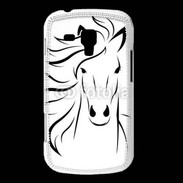 Coque Samsung Galaxy Trend Vector image of an horse on white