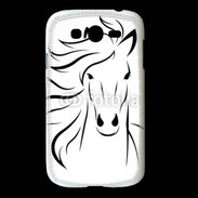 Coque Samsung Galaxy Grand Vector image of an horse on white